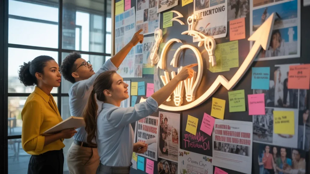 Wishes for Dreams to Come True shown through a creative team building hopeful brand messages