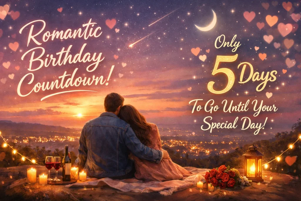 Romantic wishes until my birthday