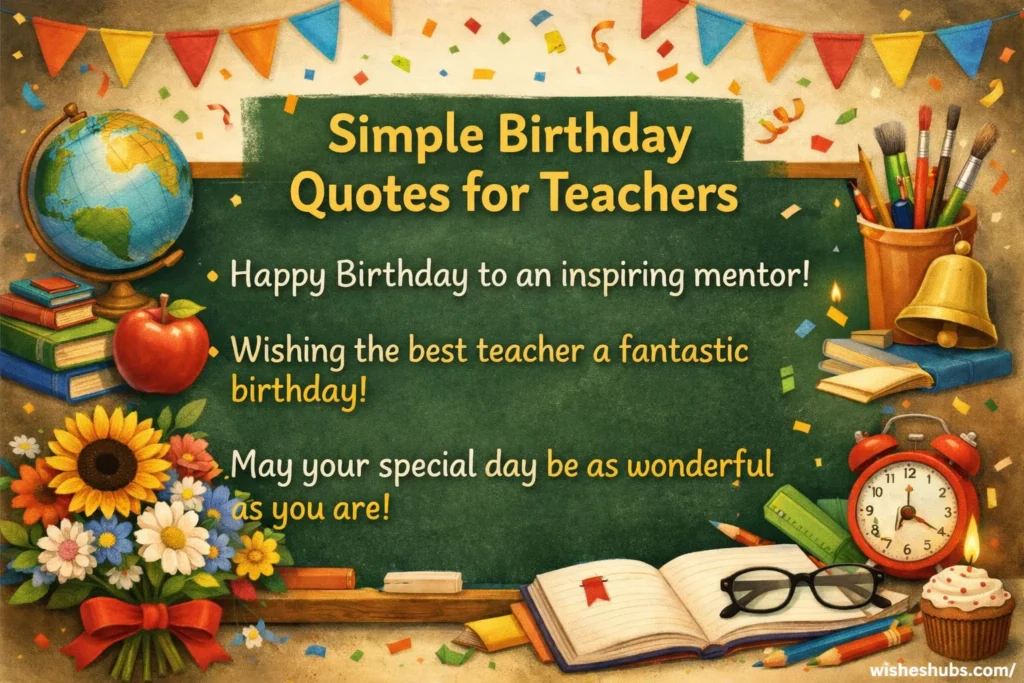 teacher birthday quote