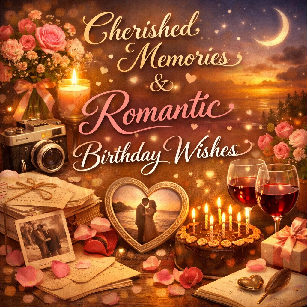 Romantic Cherished Memories Birthday Wishes