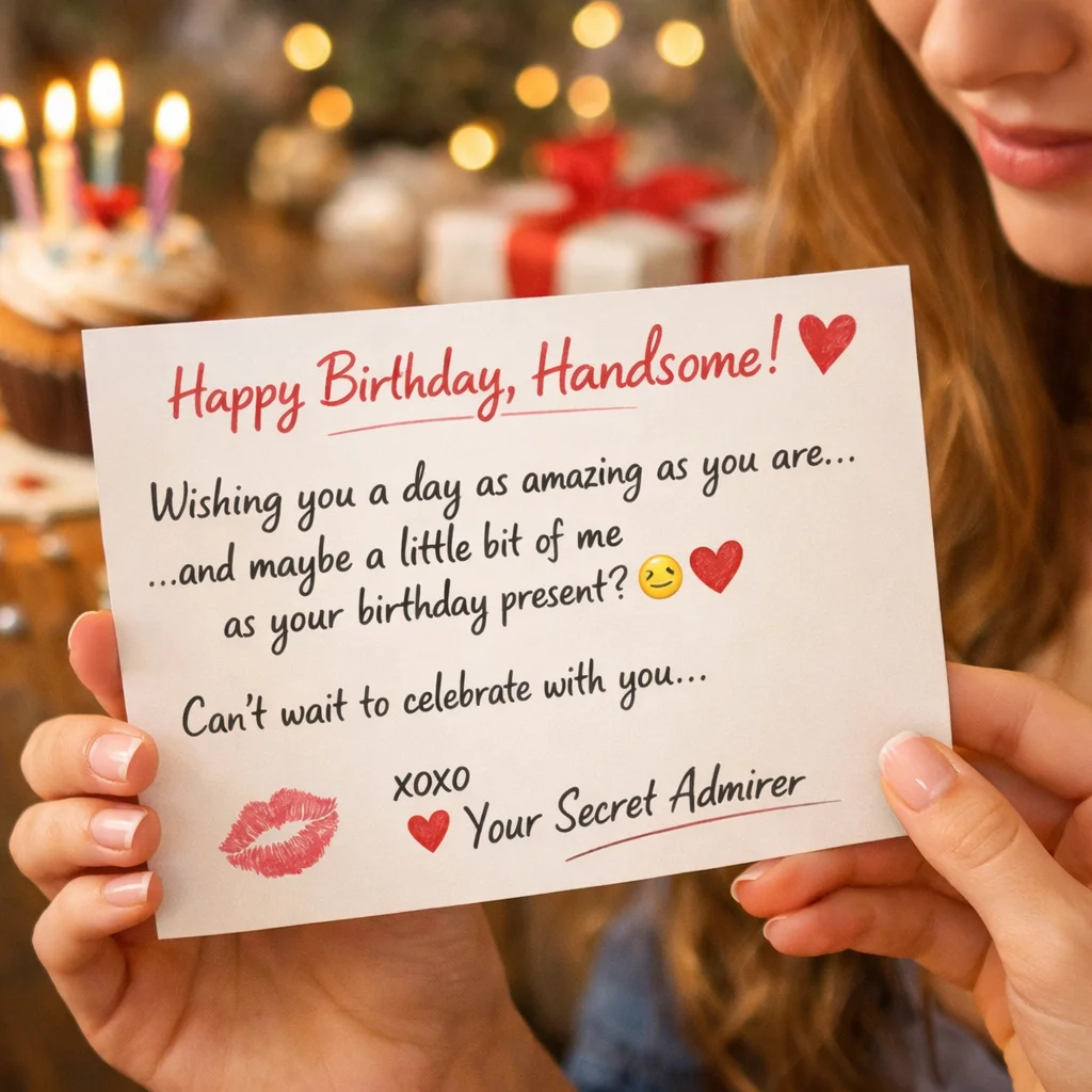 Flirty Birthday Wishes for Crush