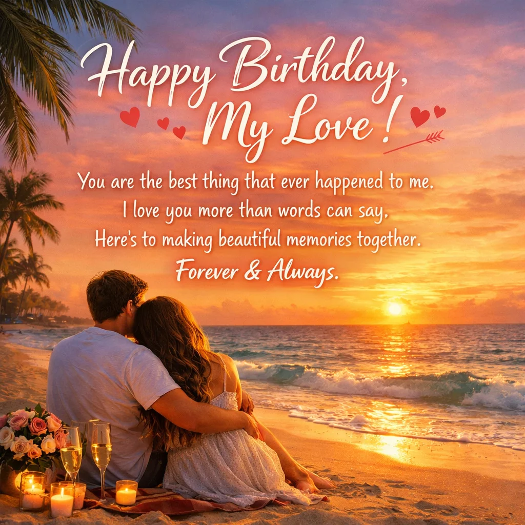 Romantic Girlfriend Birthday Wishes