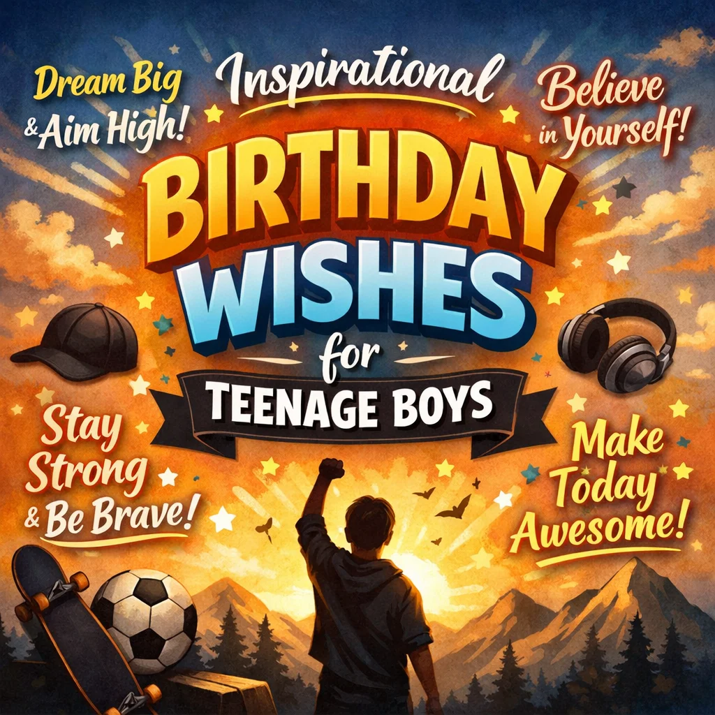 Inspirational Teenager Birthday Wishes