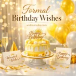 Formal Birthday Wishes