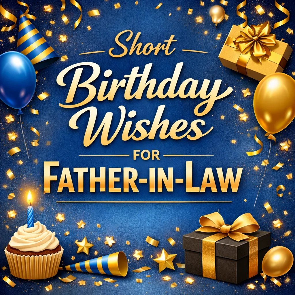Short Birthday Wishes for Father in Law