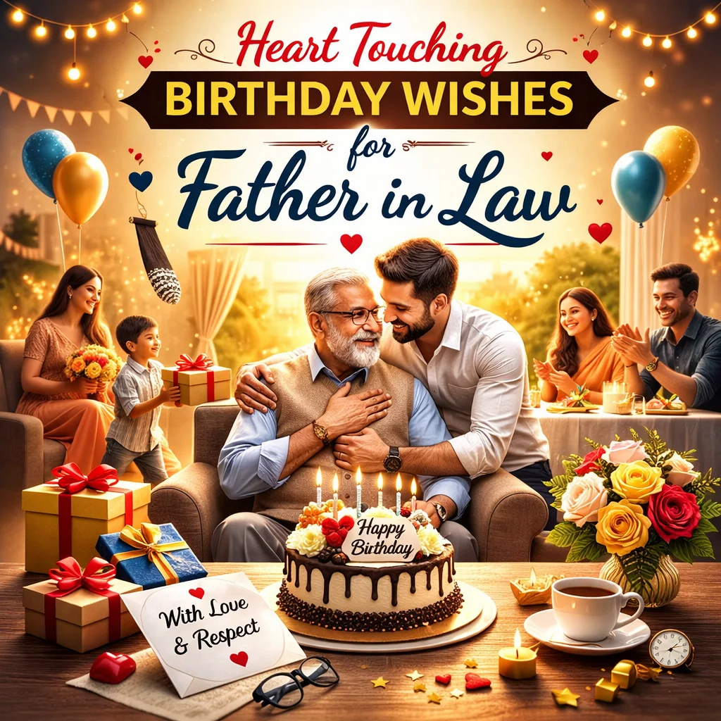 Heart Touching Birthday Wishes for Father in Law
