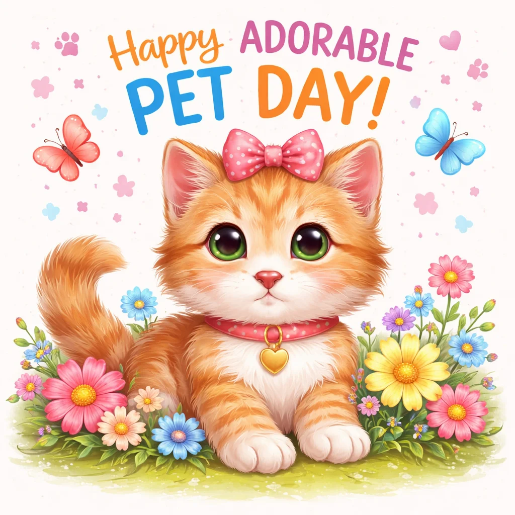Pet Day Wishes for Cats