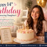 Birthday wishes for 14 Year old daughter