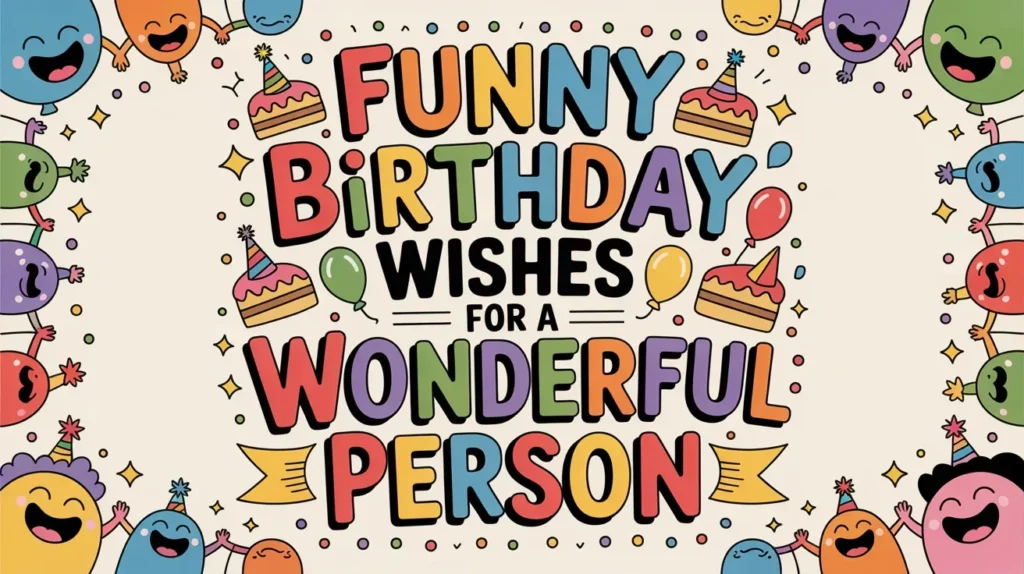 Funny Birthday Wishes for a Wonderful Person