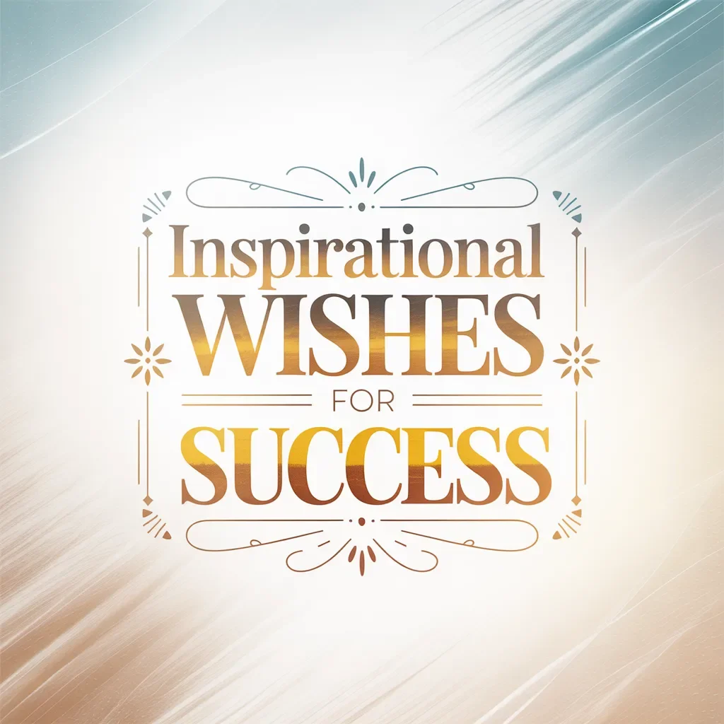 Inspirational success wishes