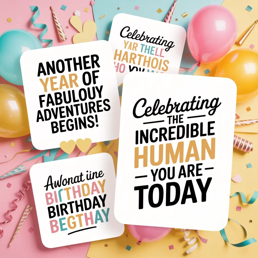 Social Media Advance Birthday Captions for Friends