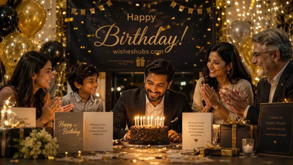 Successful moments birthday wishes shared during a joyful birthday celebration with loved ones