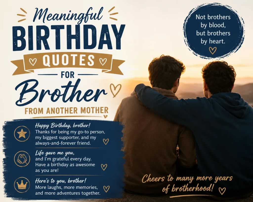 Blessings for Your Brother From Another Mother