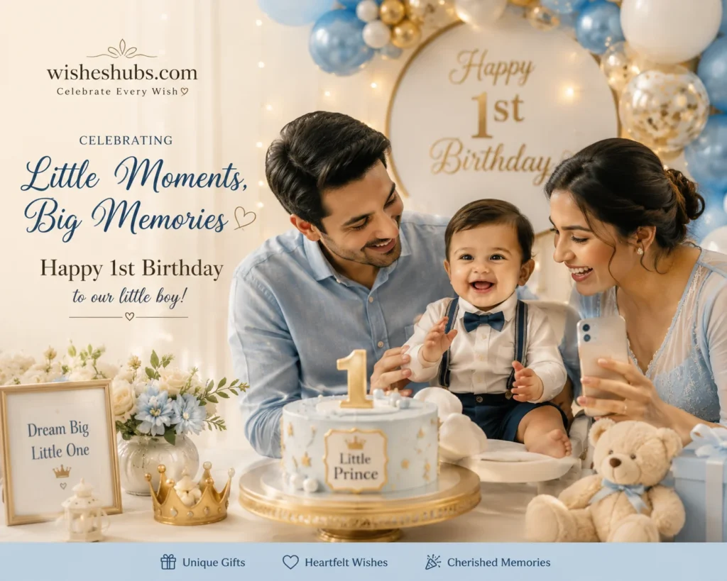 First Birthday Wishes for Son