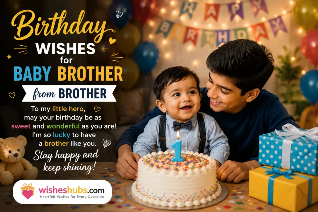 from brother to Baby Brother Birthday Wishes