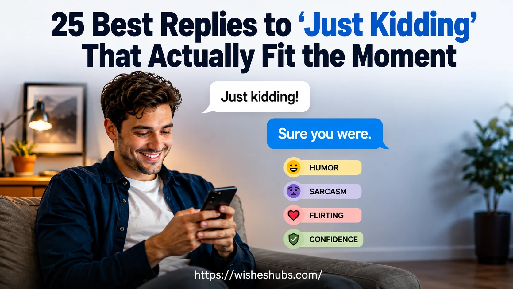 Replies to “Just Kidding”