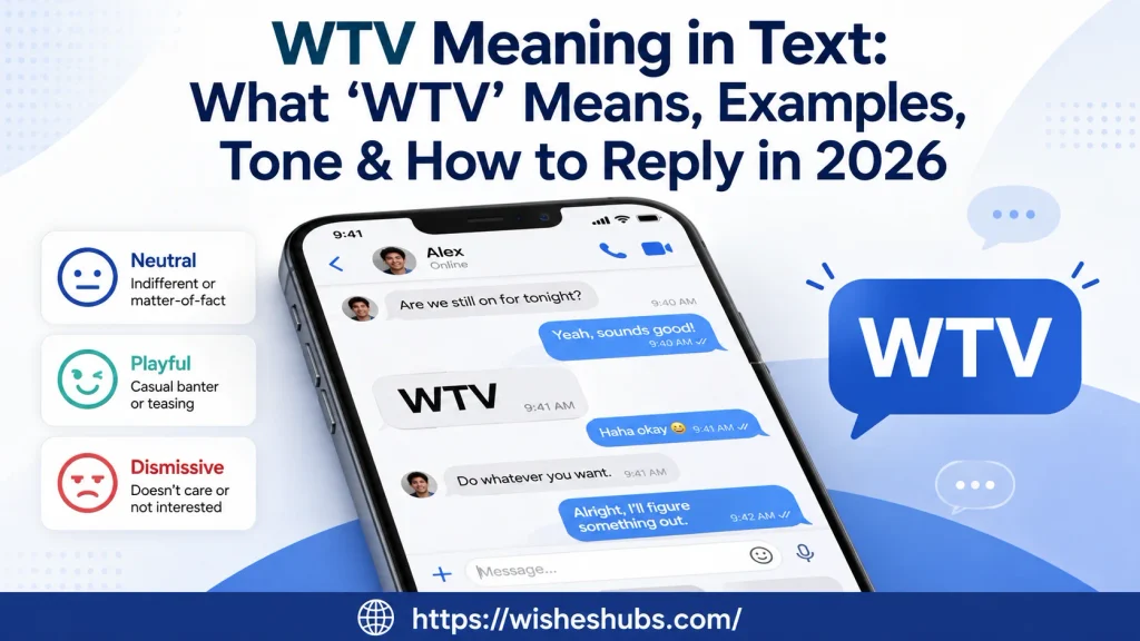 WTV Meaning in Text