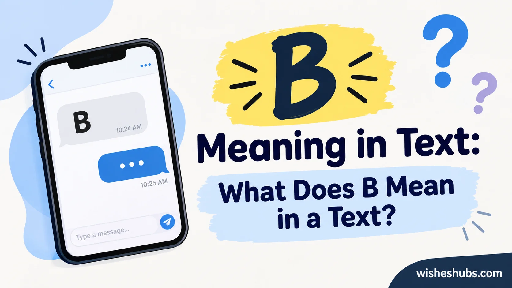 B Meaning in Text: What Does B Mean in a Text?