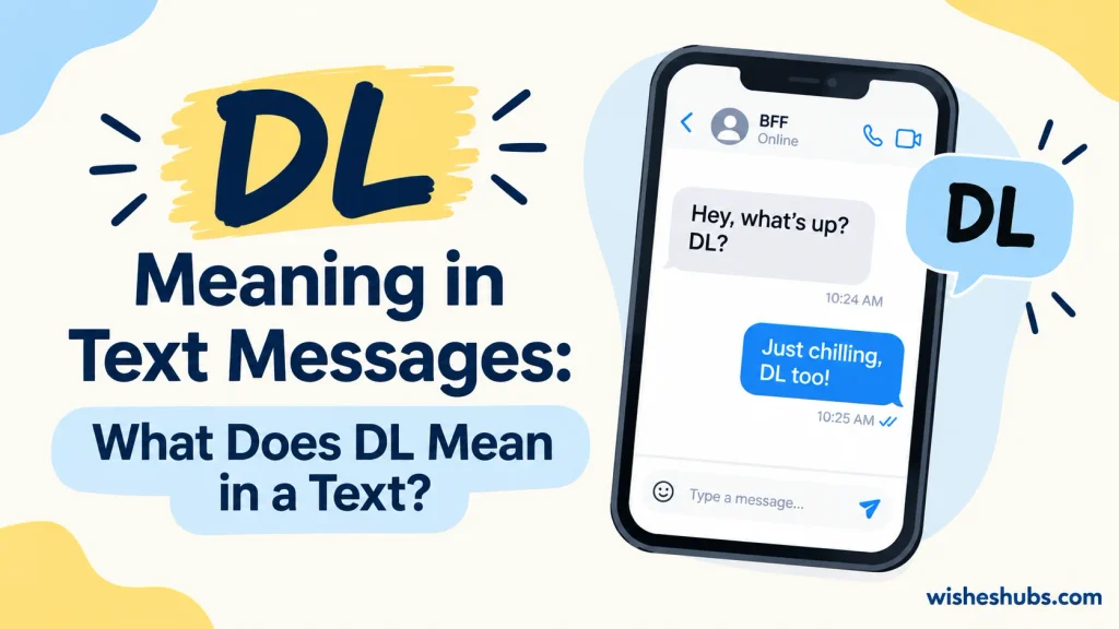 DL Meaning in Text Messages: What Does DL Mean in a Text?