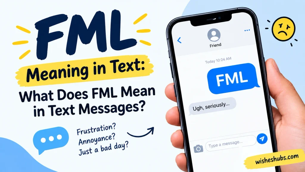 FML Meaning in Text: What Does FML Mean in Text Messages?