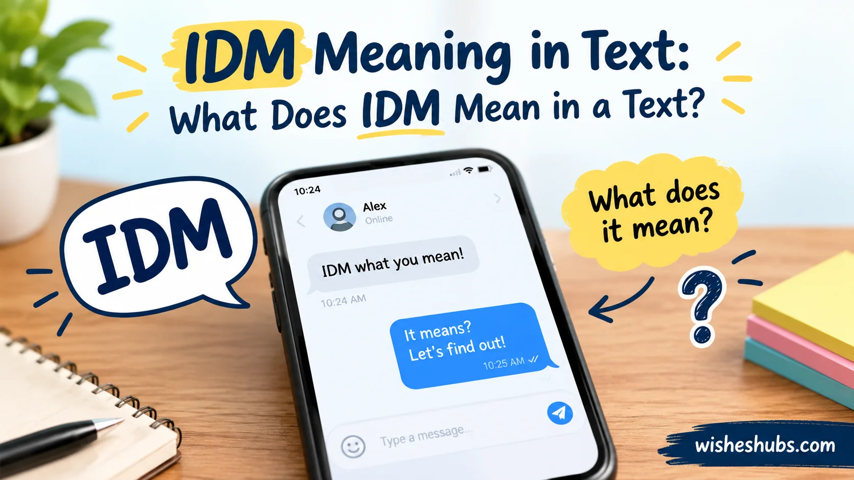 IDM Meaning in Text: What Does IDM Mean in a Text?