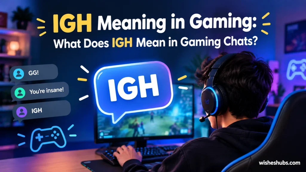 IGH Meaning in Gaming: What Does IGH Mean in Gaming Chats?