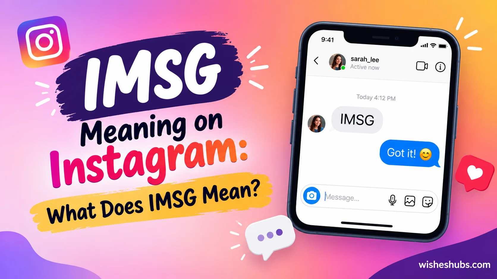IMSG Meaning on Instagram: What Does IMSG Mean?