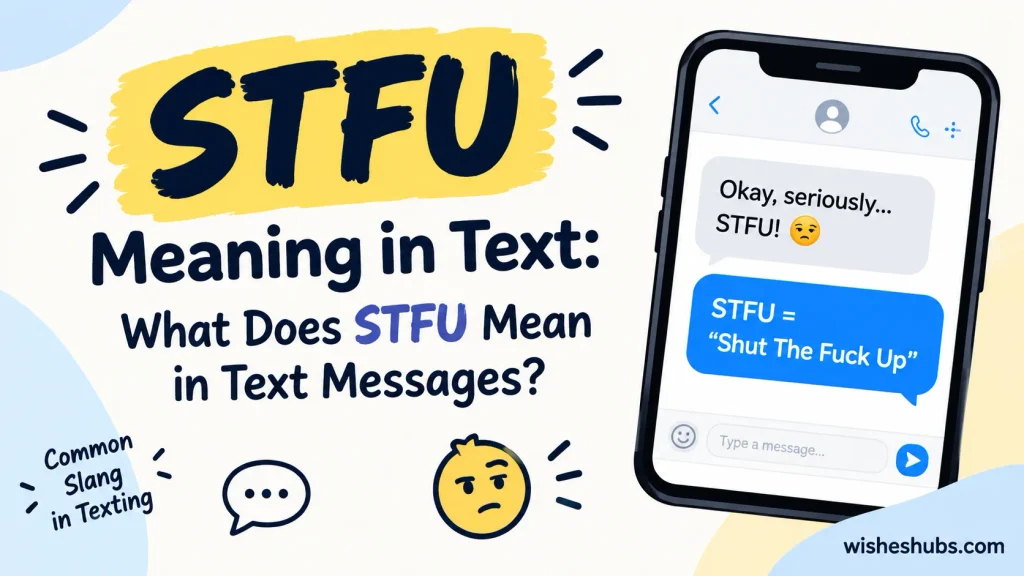 STFU Meaning in Text: What Does STFU Mean in Text Messages?
