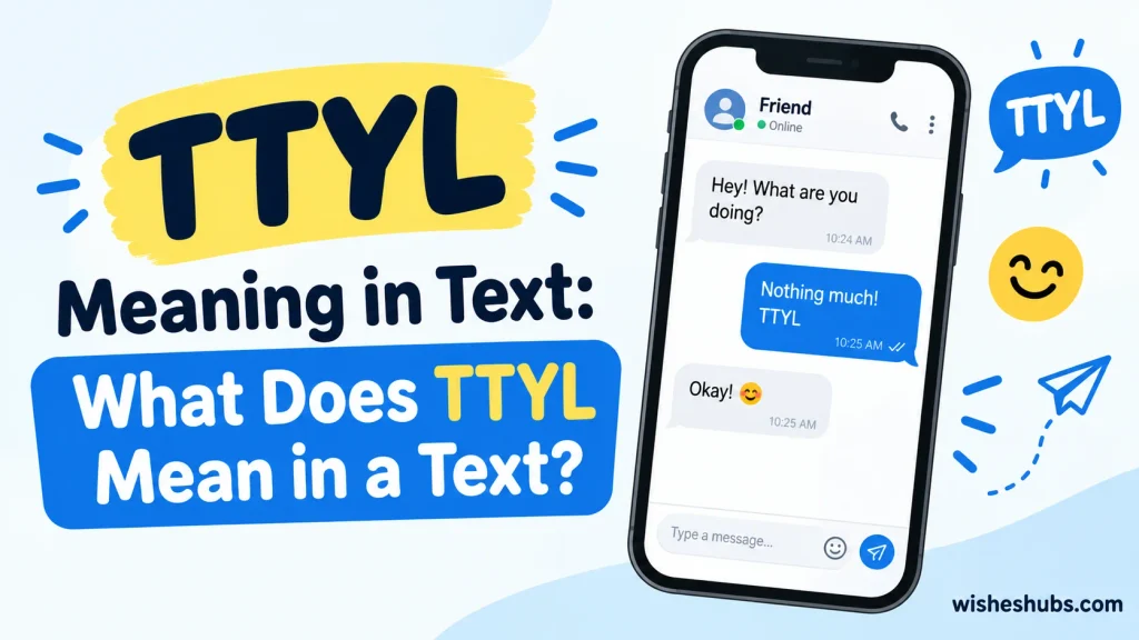 TTYL Meaning in Text: What Does TTYL Mean in a Text?