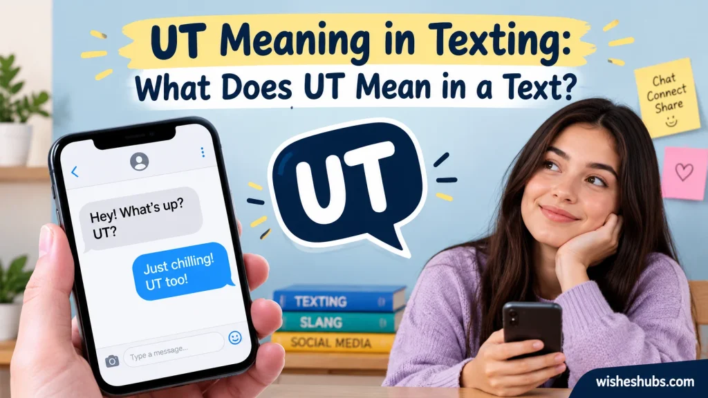 UT Meaning in Texting: What Does UT Mean in a Text?