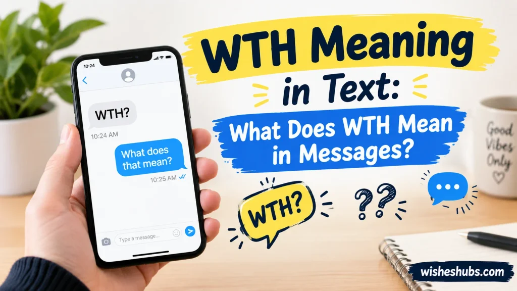 WTH Meaning in Text: What Does WTH Mean in Messages?